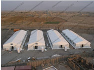 Heavy Duty Aluminum Frame Tent White PVC Cover UV Resistant ABS / Plain Sidewalls