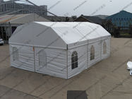 Open Sidewalls Arcuate Outdoor Event Tents Clear Top 6 x 9m Width UV Resistant